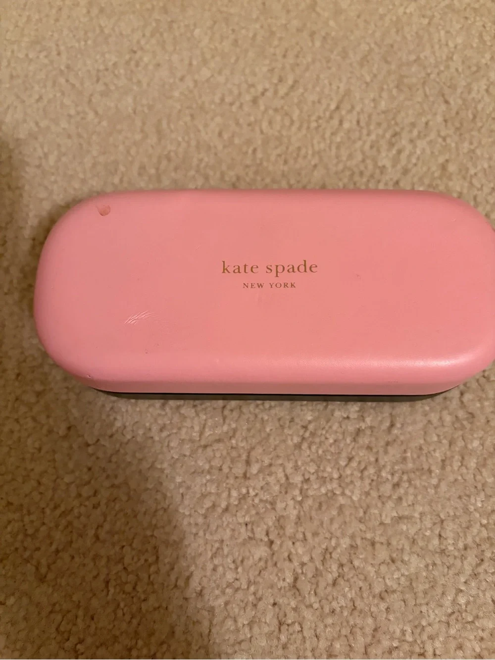 kate spade Rose Gold Frame Sunglasses with Pink Lenses